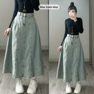 Kaki And Jean Skirts - CVKJ014