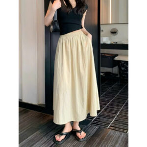 Kaki And Jean Skirts - CVKJ002