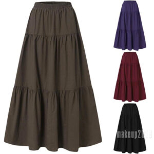 Kaki And Jean Skirts - CVKJ027