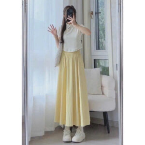 Kaki And Jean Skirts - CVKJ031