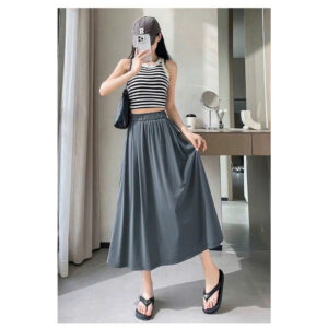 Kaki And Jean Skirts - CVKJ032